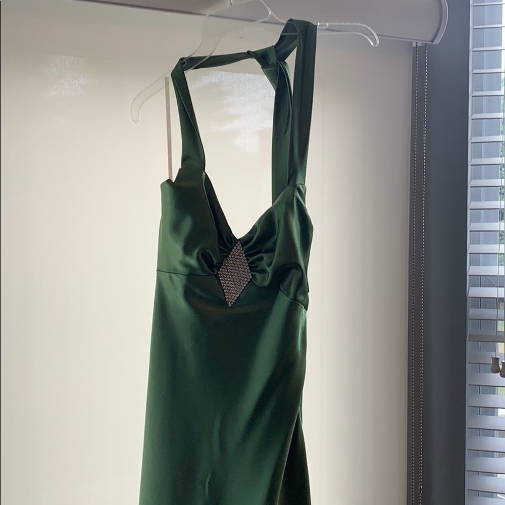 BRAND NEW gorgeous green gown